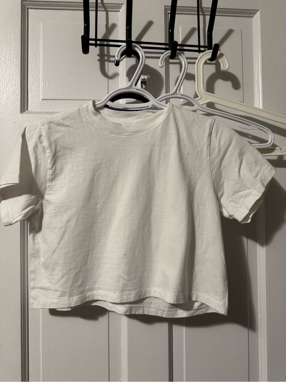 Hanes White Short Sleeve Kids Tee